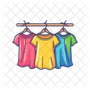 Hanging Clothes Laundry Drying Icon