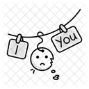 Miss You Doodles Miss You Feeling Alone Icon