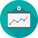 Hanging Graph Growth Icon