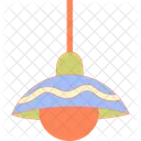Hanging Lamp In Class Chandelier Light Icon