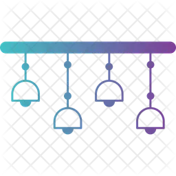 매달린 조명  아이콘