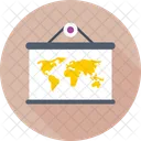 Hanging Map Sign Icon