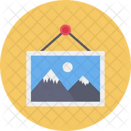 Hanging Picture  Icon