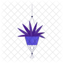 Hanging planter exotic plant  Icon