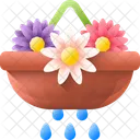 Hanging Pot Pot Leaf Icon