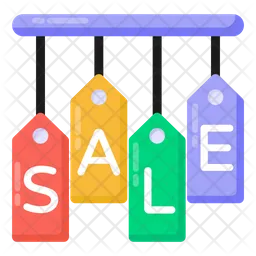 Hanging Sale Tags  Icon