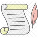 Hanging Scroll Shad Glow Icon
