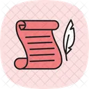 Hanging Scroll Icon