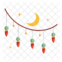 Hanging string lights  Icon