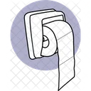 Hanging Toilet Paper  Icon