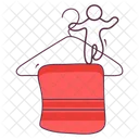 Hanger Towel Bathroom Towel Shower Icon