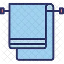 Bathing Bathroom Towel Body Cleaning Tool Icon