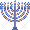 Hanukkah Jewish Menorah Icon