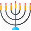 Hanukkah Jews Festival Celebration Icon