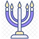 Hanukkah Menorah Icon