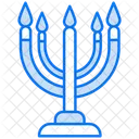 Hanukkah Menorah Icon