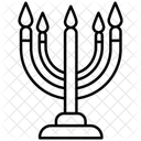 Hanukkah Menorah Icon