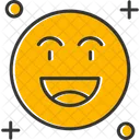 Happy Happy Emoji Emoticon 아이콘