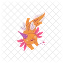 Happy Axolotl Holiday Icon