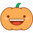 Happy Smile Pumpkin Icon