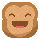 Happy Laugh Monkey Icon