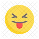 Happy Silly Tongue Out Icon