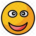 Happy Laughing Face Icon