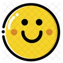 Shy Happy Emoji Icon