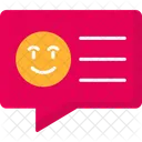 Happy Chat Comment Icon