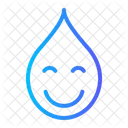 Happy Emoji Smileys Emoticon Mineral Fresh Water Drop Blood Icon