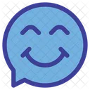 Happy Chat Emoji Icon