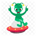 Alien Stickers Space Beings Space Creature Icon