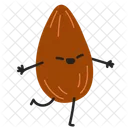 Happy almond  Icon