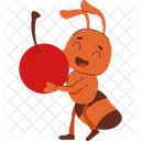 Ant Cherry Sweet Icon