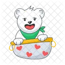 Love Bear Bear Heart Happy Bear Icon