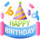 Happy Birthday Happy Birthday Celebration Icon