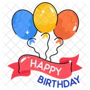 Birthday Party Invitation Icon