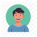 Happy Boy Emotion Expression Icon