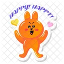 Happy Bunny  Icon