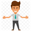 Happy Businessman  Icon