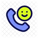 Happy call customer  Icon