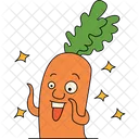 Happy Carrot  Icon