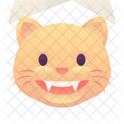 Happy cat Emoji Icon