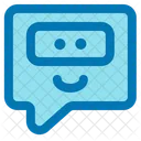 Happy Chat Chat Chat Box Icon