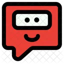 Happy Chat Chat Chat Box Icon