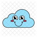 Happy Cloud Cloud Emoji Emoji Icon
