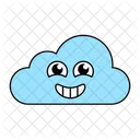 Happy Cloud Smile Cloud Cloud Emoji Icon