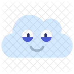 Happy Cloud  Icon
