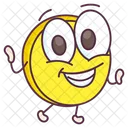 Happy Coin Emoji  Icon