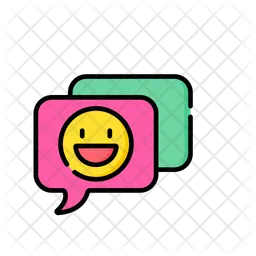 Happy communication  Icon